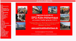 Desktop Screenshot of koelnhoehenhaus.de